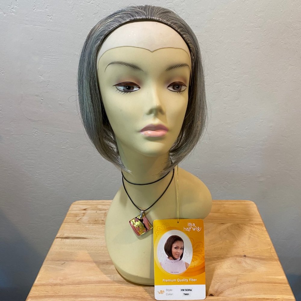 #118 IT'S A HALF WAY PREMIUM SYNTHETIC FIBER WIG